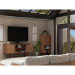 Applesham 63" TV Stand - Maple Cream