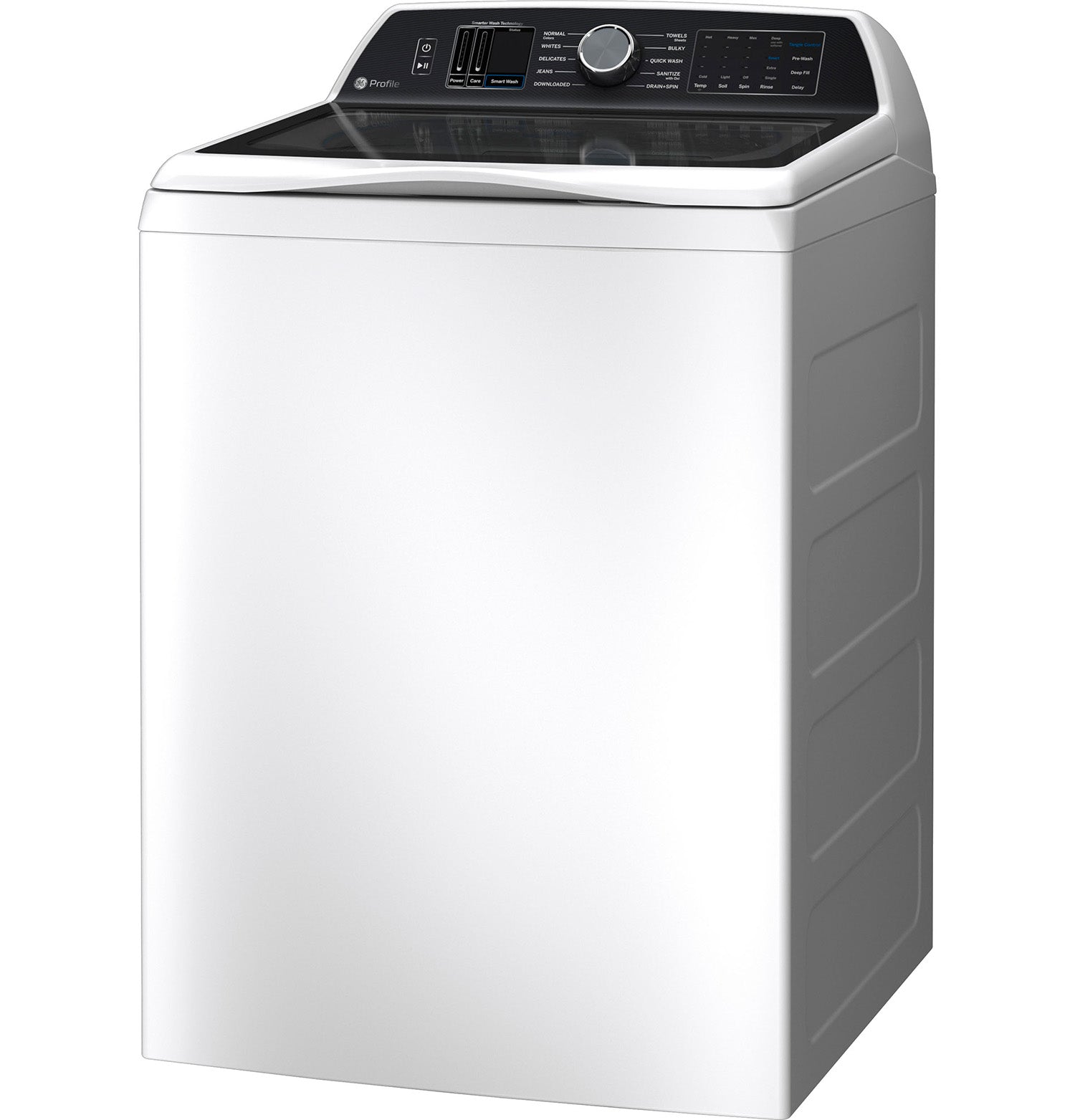GE Profile White Top Load Washer with Smarter Wash Technology (6.2 Cu. Ft) - PTW705BSTWS