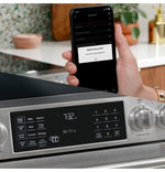 Café Stainless Steel 30" Electric Double Oven Range with Built-in Wifi and No-Preheat Air Fry (6.7 Cu. Ft) - CCES750P2MS1