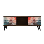 Derbent 53.5" TV Stand - Red/Blue