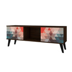 Derbent 53.5" TV Stand - Red/Blue