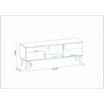 Derbent 53.5" TV Stand - Brown