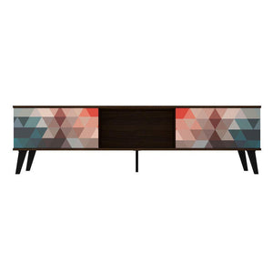 Derbent 71" TV Stand - Red/Blue