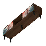 Derbent 71" TV Stand - Red/Blue
