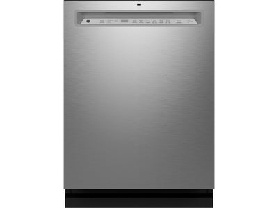 GE 24" Fingerprint Resistant Stainless Steel Dishwasher with Stainless Steel Interior and Third Rack- GDF650SYVFS