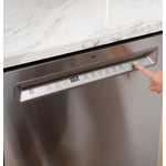 GE 24" Fingerprint Resistant Stainless Steel Dishwasher with Stainless Steel Interior and Third Rack- GDF650SYVFS