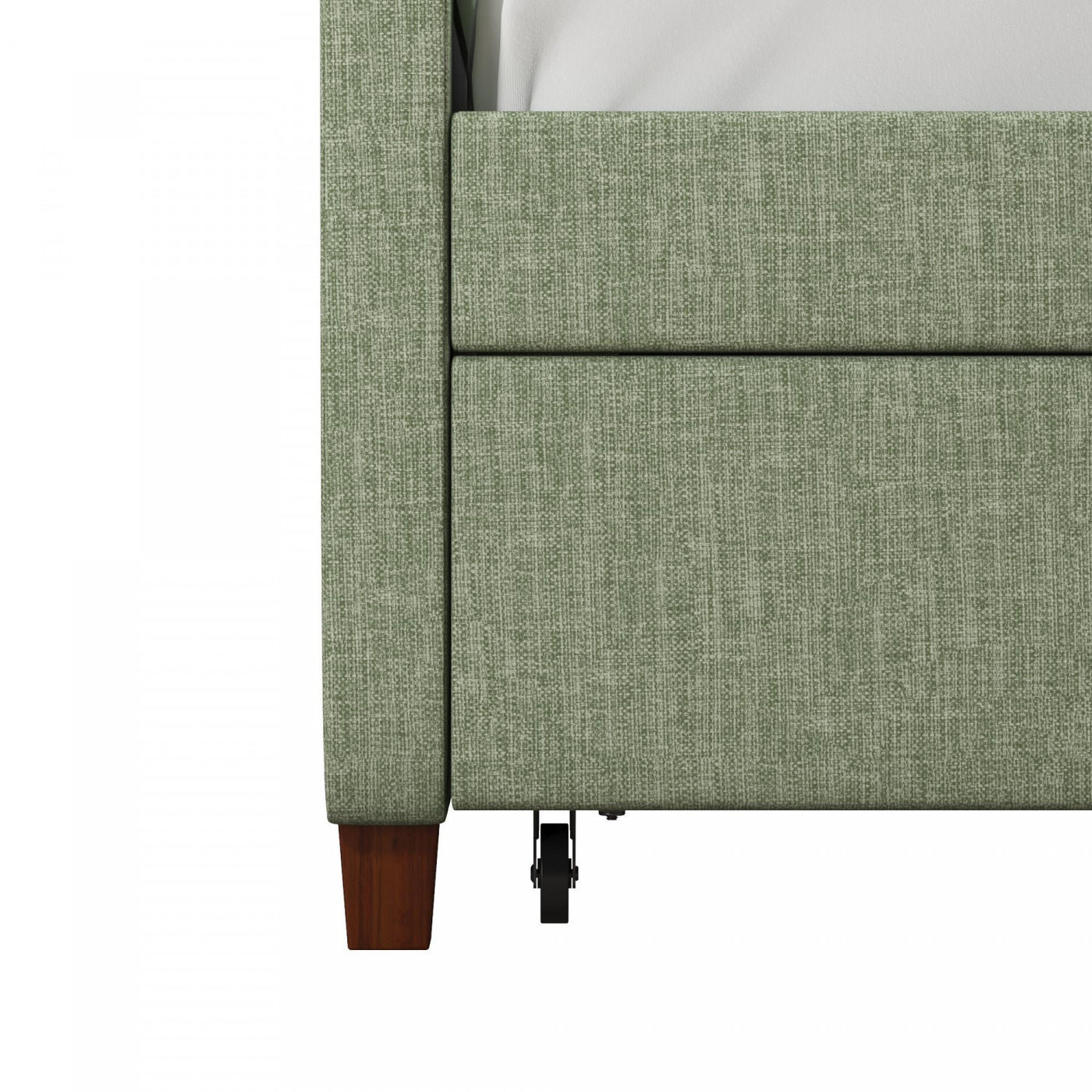 Novogratz Her Majesty Twin Daybed and Trundle - Light Jade
