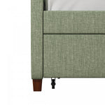 Novogratz Her Majesty Twin Daybed and Trundle - Light Jade
