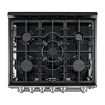 Forno Leonardo 30" Black Freestanding Gas Range (5.0 Cu. Ft.) - FFSGS1116-30BLK