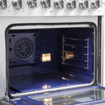 Forno Capriasca 48" Stainless Steel Freestanding Dual Fuel Double Oven Range with Air Fry (6.58 Cu. Ft.) - FFSGS6387-48