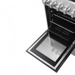 Forno Galiano 36" Stainless Steel French Door Electric Range with True Convection and Air Fry (5.36 Cu. Ft.) - FFSEL6917-36