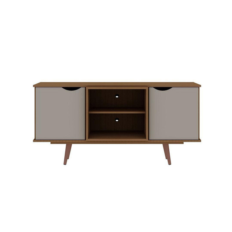 Applesham 54" TV Stand - Off White/Maple Cream