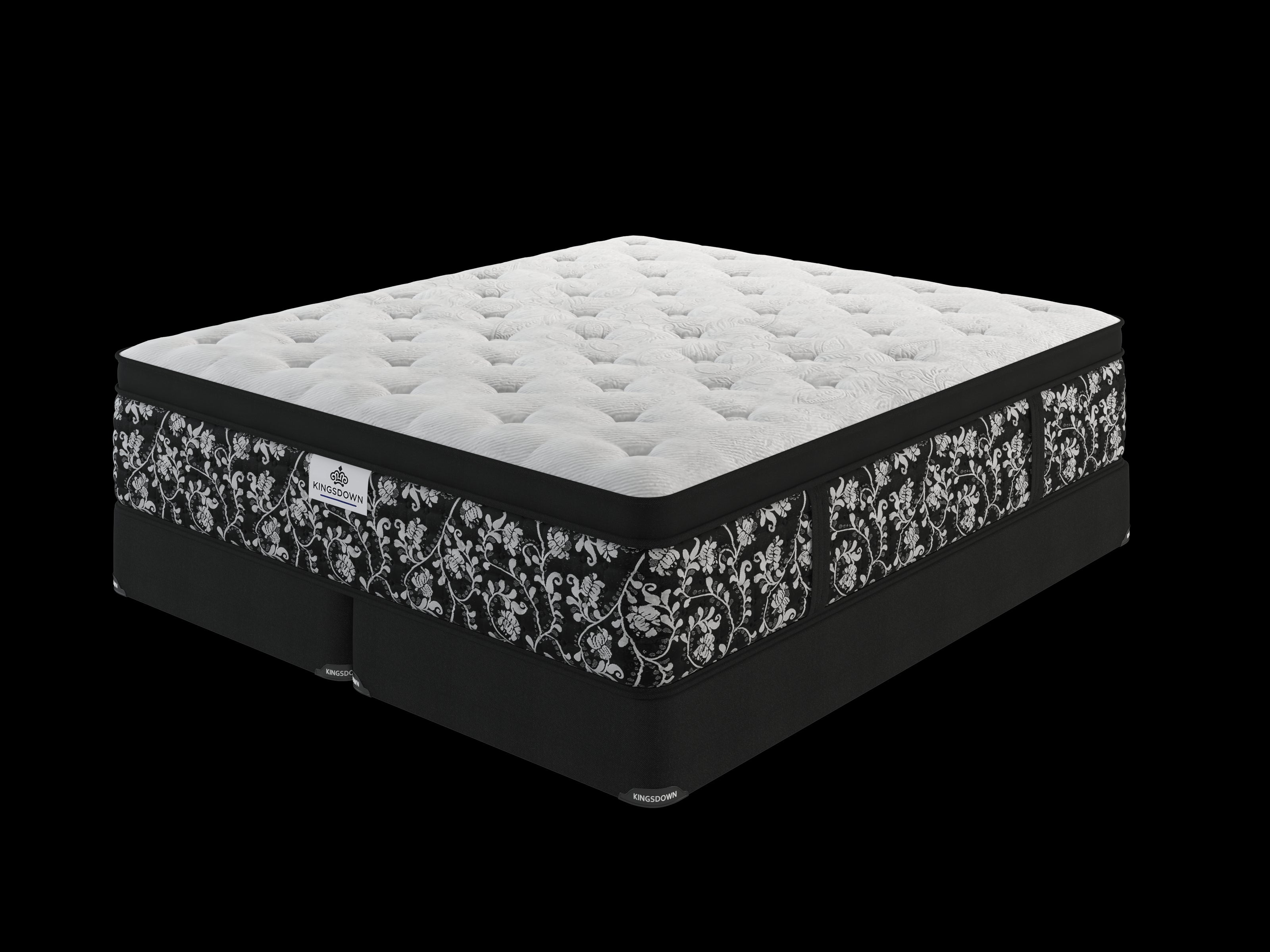 Kingsdown Summerset Firm Euro Top King Mattress and Split Boxspring Set