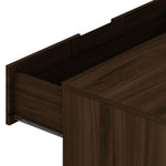 Nuuk 5-Drawer Dresser and 3-Drawer Dresser Set - Brown
