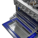 Forno Capriasca 36" Stainless Steel Freestanding Gas Range (5.36 Cu. Ft.) - FFSGS6260-36