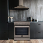 Forno Leonardo Stainless Steel Slide-In Electric Range (5.0 Cu. Ft.) - FFSEL6022-30