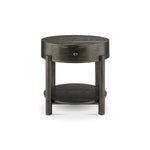 Hadleigh 24" End Table - Coffee Bean Black Finish