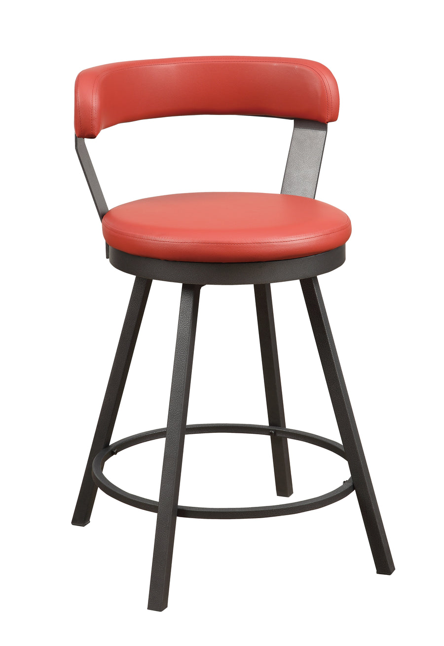 Drai Counter Height Stool - Red