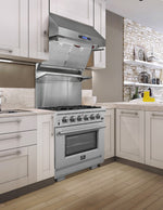 Forno Capriasca 30" Stainless Steel Freestanding Gas Range (4.32 Cu. Ft.) - FFSGS6260-30