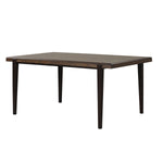 Arabella 5-Piece Dining Set with Upholstered Back - Black, Brown
