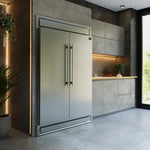 Forno Maderno 60" Stainless Steel 2-piece Built-In Convertible Refrigerator/Freezer (27.2 Cu. Ft.) - FFFFD1722-60S