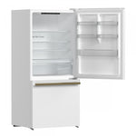 Forno Milano 62" White 2-piece Freestanding Dual Bottom Freezer Refrigerator (34.4 Cu. Ft.) - FFFFD1787-60WHT