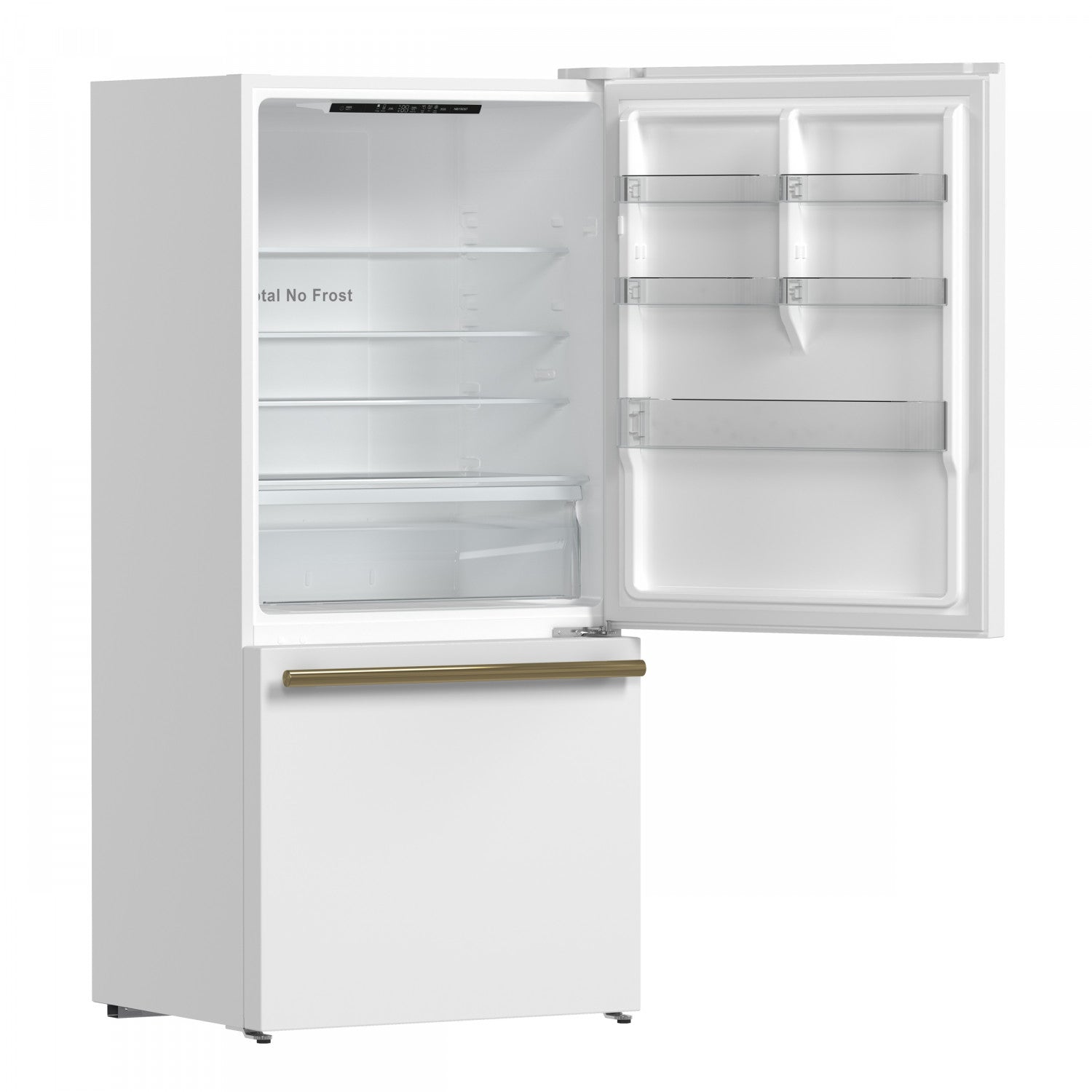 Forno Milano 62" White 2-piece Freestanding Dual Bottom Freezer Refrigerator (34.4 Cu. Ft.) - FFFFD1787-60WHT
