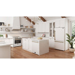 Forno Milano 31" White Bottom Freezer Refrigerator with Right Swing Door (17.2 Cu. Ft.) - FFFFD1785-31WHT
