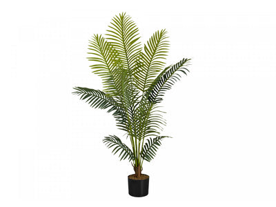 47" Palm Tree With 5" Black Pot - Green