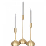 Amber Candle Holder - Gold - Set of Three