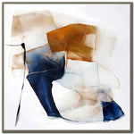 Midnight Fold II Wall Art - Orange/Blue - 32 X 32