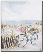 Seaside Stroll II Art - Blue/White - 24 X 20