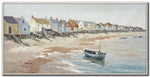 Morning on the Cove Wall Art - Blue/Natural - 24 X 48
