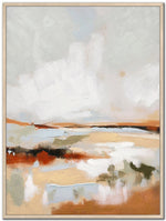 Terracotta Horizon Wall Art - Multi-Colour - 48 X 36