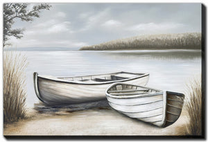 Still Shore Wall Art - Grey/Blue - 30 X 45