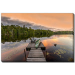 Evening Paddle Wall Art - Multi-Colour - 38 X 60