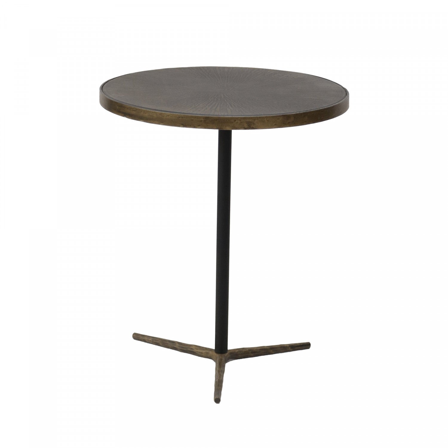 Auren Round Side Table - Bronze