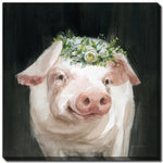 Pig Glam Wall Art - Multi-Colour - 18 X 18
