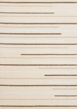 Sasha Soft Modern Lines Area Rug - Cream - 7' X 10'