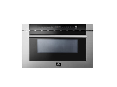 Forno Capoliveri Stainless Steel 24" Built-In Microwave Drawer (1.2 Cu. Ft.) - FMWDR3000-24