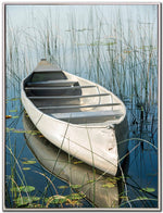 Adrift Wall Art - White/Blue - 36 X 48