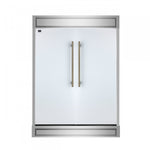 Forno Maderno 60" White 2-piece Built-In Convertible Refrigerator/Freezer (27.2 Cu. Ft.) - FFFFD1722-60MG-WHT