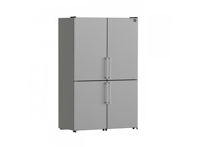 Forno Guardia 46.8" Stainless Steel 4 Door Refrigerator (21.6 Cu. Ft.) - FFFFD1778-48