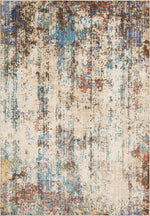 Ishani 8' X 11' Area Rug - Cream/Blue/Taupe