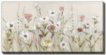 Spring Meadow Blooms Wall Art - Neutral/Pink - 10 X 20