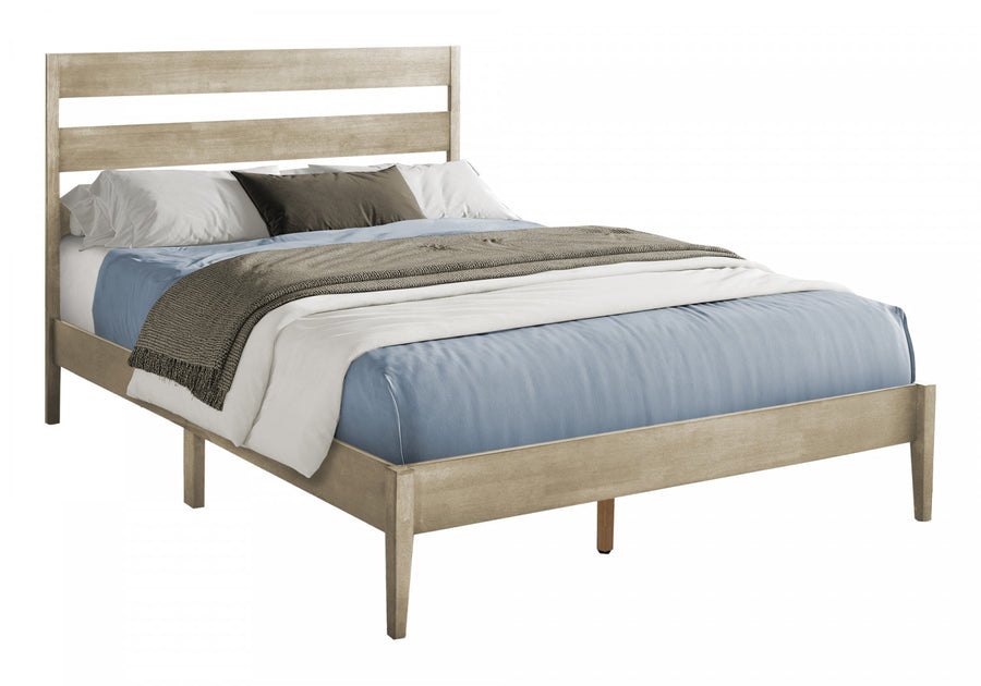 Florence Queen Bed - Grey
