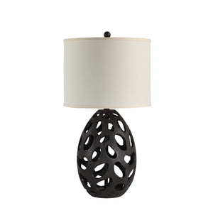 Ezra Table Lamp - Painted Dark Brown