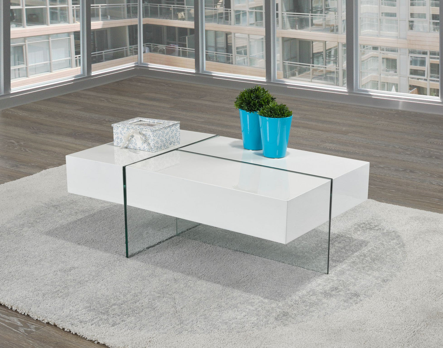 Elexa Coffee Table - White