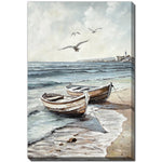 Anchored Wall Art - Blue/White - 30 X 45