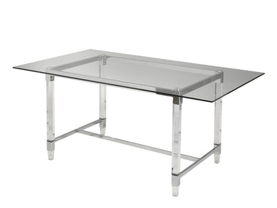 Colton Dining Table - Silver